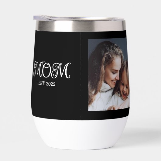 Mom Established Script Photo (Rechts)