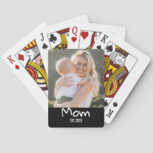 Mom Established Script Schwarz Foto