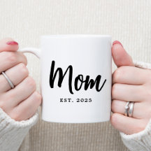 Mom Established Year New Mother Gift