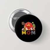 Mom Farm Cow Birthday Boy Matching Family Matching Button (Vorne & Hinten)