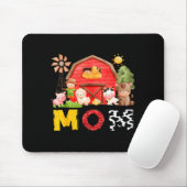 Mom Farm Cow Birthday Boy Matching Family Matching Mousepad (Mit Mouse)