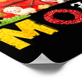 Mom Farm Cow Birthday Boy Matching Family Matching Poster (Ecke)