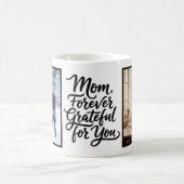 Mom Forever Grateful For You Soft Script 2 Photo Kaffeetasse (Mittel)