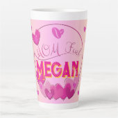  'Mom Fuel coffee " editable Milchtasse (Vorderseite)