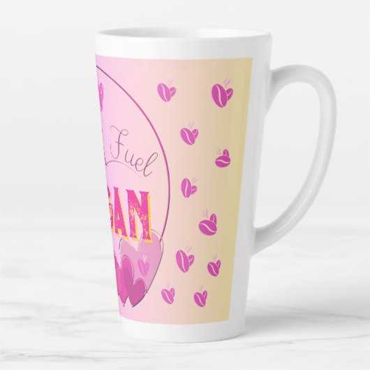  'Mom Fuel coffee " editable Milchtasse (Rechts)