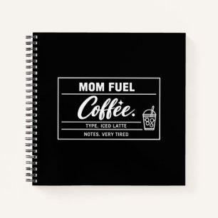 Mom Fuel Eiskaffee Muttertag  Notizblock