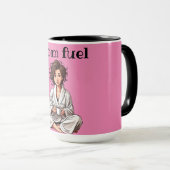 "Mom fuel" Tasse (VorderseiteRechts)