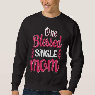 Mom  Fun Quote Sayings Floral Graphic Plus Size  1 Sweatshirt