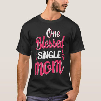 Mom  Fun Quote Sayings Floral Graphic Plus Size  1 T-Shirt