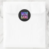 Mom Gang Funny Mom New Mom Runder Aufkleber (Tasche)