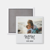 Mom gegründet, Geschenk Magnet  (Vorderseite/Rückseite)