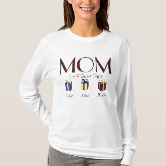 MOM GESCHENK-T - SHIRT-SCHABLONE T-Shirt (Vorderseite)