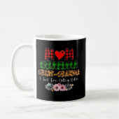 Mom Grandma Great Grandma Getting Better plaid Kaffeetasse (Links)