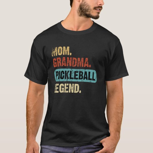 Mom Grandma Pickleball Legend T-Shirt (Vorderseite)