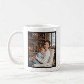 Mom Greatest Blessing Heartfelt Easy Custom Photo  Kaffeetasse (Links)