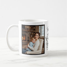 Mom Greatest Blessing Heartfelt Photo Minimalist Kaffeetasse