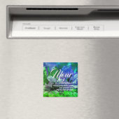 MOM Happy Mother's Day PROVERBS 31 Blue Green Magnet (In Situ (Geschirrspüler))