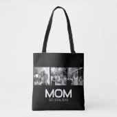 Mom hat Bold Black 3 Foto eingerichtet  Tasche (Vorderseite)