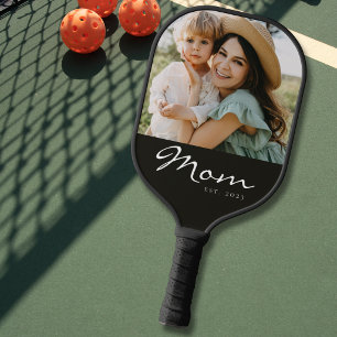 Mom hat ein lustiges Skript-Foto-Pickleball etabli Pickleball Schläger