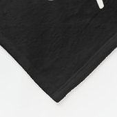 Mom hat modernes schwarzes Skript-Foto eingerichte Fleecedecke (Ecke)