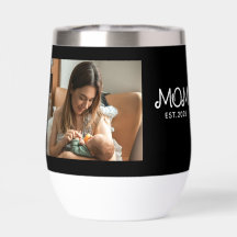 Mom hat Skript Foto eingerichtet
