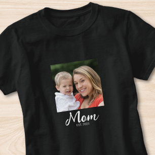 Mom hat Skript Foto erstellt  T-Shirt