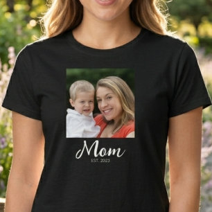 Mom hat Skript Foto erstellt  T-Shirt