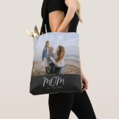 Mom hat Skript Foto erstellt Tasche (Von Nahem)