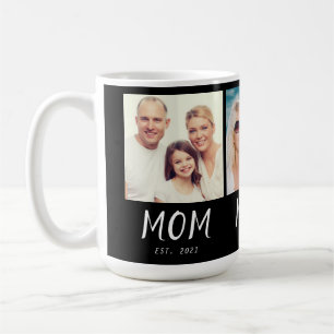 Mom hat Skript Schwarz 3 Foto Kaffeetasse