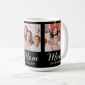 Mom hat Skript Schwarz 3 Foto Kaffeetasse (VorderseiteRechts)