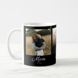 Mom hat Skript Schwarz 3 Foto Kaffeetasse