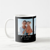 Mom hat Skript Schwarz 3 Foto Kaffeetasse (Links)