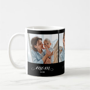 Mom hat Skript Schwarz 3 Foto Kaffeetasse