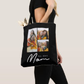 Mom hat Skript Schwarz 3 Foto Tasche (Von Nahem)