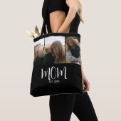 Mom hat Skript Schwarz 3 Foto Tasche (Von Nahem)