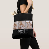 Mom hat Skript Schwarz 3 Foto Tasche (Von Nahem)