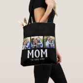 Mom hat Skript Schwarz 3 Foto Tasche (Von Nahem)