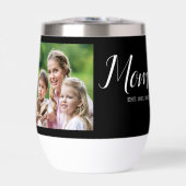 Mom hat Skript Schwarz Foto erstellt (Vorderseite)