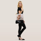 Mom hat Skript Schwarz Foto Tasche (Am Model)