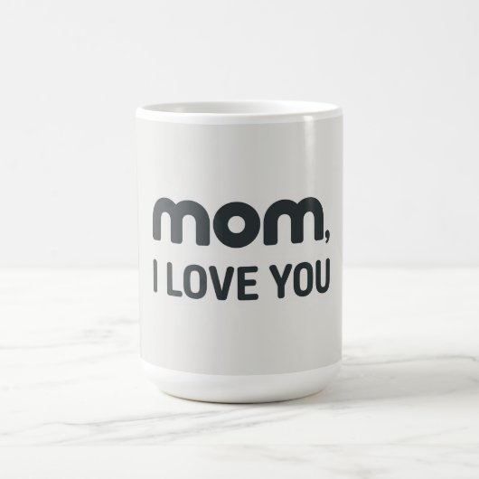 Mom ich liebe dich -2 kaffeetasse (Mittel)