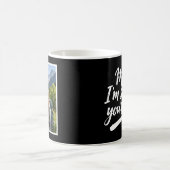 Mom Im So Lucky Brush Script Easy 1 Photo Black Kaffeetasse (Mittel)