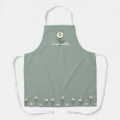 Mom in Bloom Personalized Apron - Baby Shower Schürze (Vorderseite)