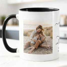 Mom Is a Verb Family 2 Photo Mother Keepsake Tasse
