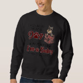 Mom Is Always Right Floral Miniature Schnauzer Dog Sweatshirt (Vorderseite)