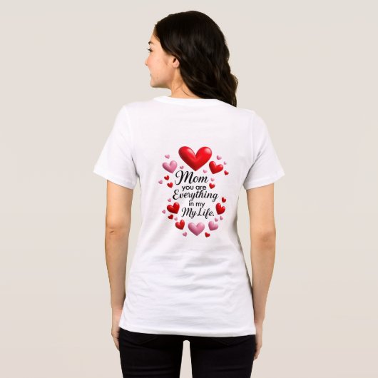 Mom is everything Tri-Blend shirt (Rückseite voll)