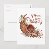 Mom Is My Blessing Postkarte (Vorne/Hinten)