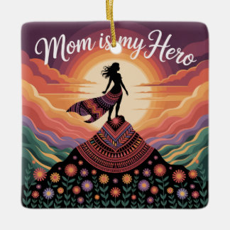 Mom Is My Hero Keramikornament
