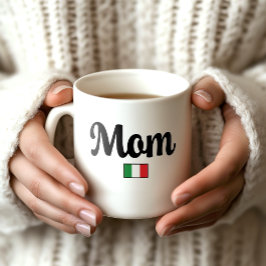 Mom Italian Flag Mug Kaffeetasse