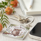 Mom Knows Schlüsselanhänger (Vorderseite rechts)