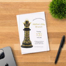 MOM Königin meines Lebens, Goldenes Skript schwarz